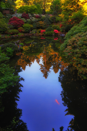 Sunset Over Reflection Pond